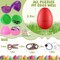 24 Pack Easter Eggs Filled with Brain Teaser Puzzles Toys, Easters Egg Fillers for Kids Boys Girls, Easters Basket Stuffers for Kids Teens Adults, Easter Eggs Hunt Game, Classroom Prize Supplies